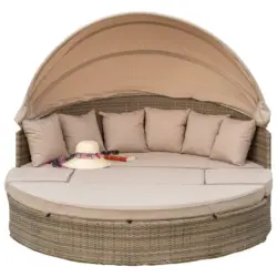 Gartenmuschel 180/88/183 cm