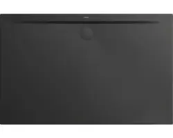 Extraflache Rechteck-Duschwanne Kaldewei Superplan Zero 120x90x3,2 cm grau cool glänzend mit Antirutschbeschichtung