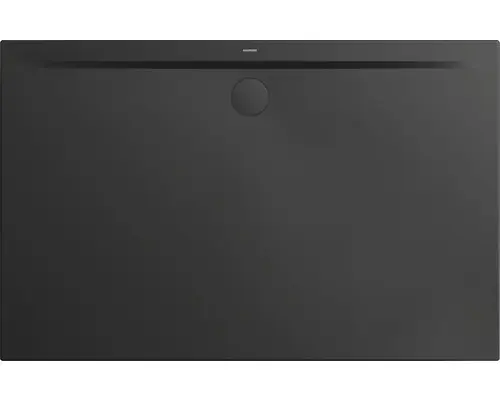 Extraflache Rechteck-Duschwanne Kaldewei Superplan Zero 120x90x3,2 cm grau cool glänzend mit Antirutschbeschichtung
