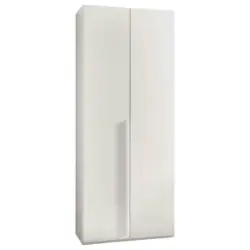 Drehtürenschrank in Weiß