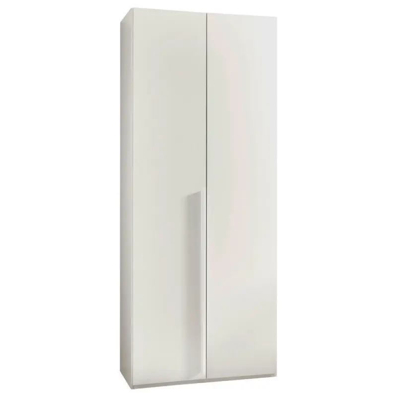 Drehtürenschrank in Weiß