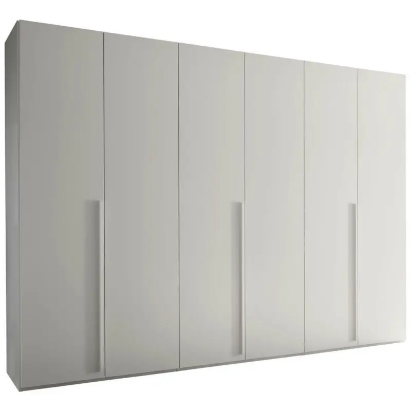 Drehtürenschrank in Weiß
