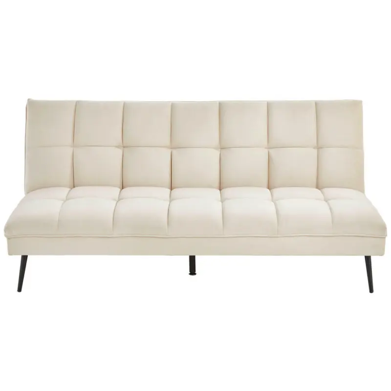 Schlafsofa in Samt Beige