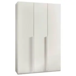 Drehtürenschrank in Weiß
