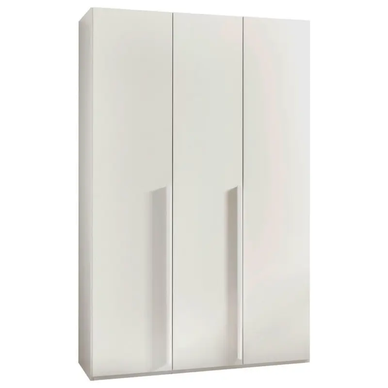 Drehtürenschrank in Weiß