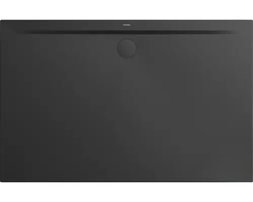 Extraflache Rechteck-Duschwanne Kaldewei Superplan Zero 100x80x3,2 cm grau cool glänzend mit Antirutschbeschichtung