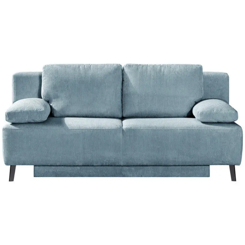 Schlafsofa in Kord Türkis