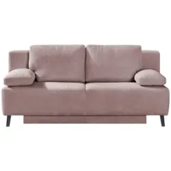 Schlafsofa in Kord Rosa