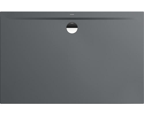 Extraflache Rechteck-Duschwanne Kaldewei Superplan Zero 130x75x3,2 cm grau warm glänzend mit Antirutschbeschichtung