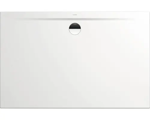 Extraflache Rechteck-Duschwanne Kaldewei Superplan Zero 110x90x3,2 cm weiß matt mit Antirutschbeschichtung