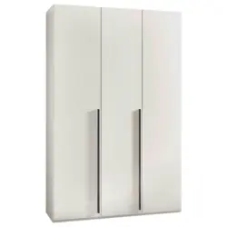 Drehtürenschrank in Weiß