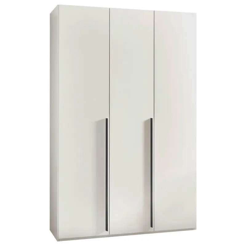 Drehtürenschrank in Weiß