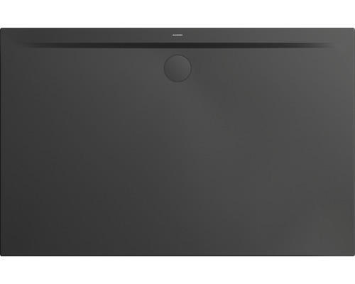 Extraflache Rechteck-Duschwanne Kaldewei Superplan Zero 100x90x3,2 cm grau cool glänzend mit Antirutschbeschichtung