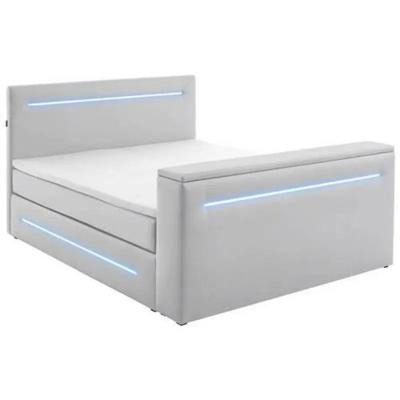 Boxspringbett 180/200 cm in Weiß