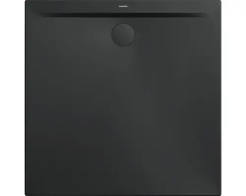 Extraflache Duschwanne Kaldewei Superplan Zero 110x110x3,2 cm schwarz matt