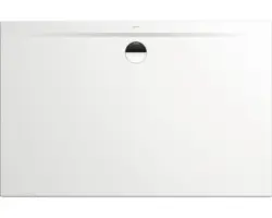 Extraflache Rechteck-Duschwanne Kaldewei Superplan Zero 130x75x3,2 cm weiß matt mit Antirutschbeschichtung