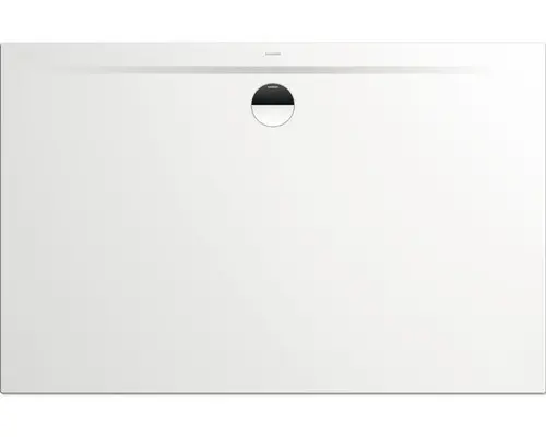Extraflache Rechteck-Duschwanne Kaldewei Superplan Zero 130x75x3,2 cm weiß matt mit Antirutschbeschichtung