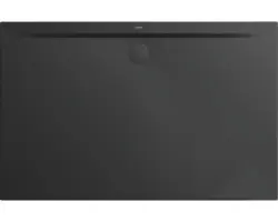 Extraflache Rechteck-Duschwanne Kaldewei Superplan Zero 160x90x3,2 cm grau cool glänzend mit Antirutschbeschichtung