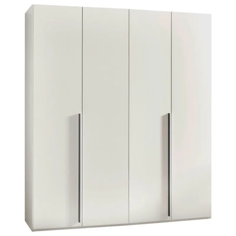 Drehtürenschrank in Weiß