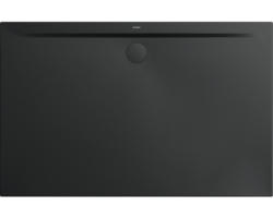 Extraflache Rechteck-Duschwanne Kaldewei Superplan Zero 120x80x3,2 cm schwarz matt