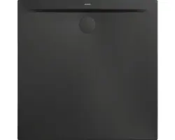 Extraflache Duschwanne Kaldewei Superplan Zero 80x80x3,2 cm schwarz matt
