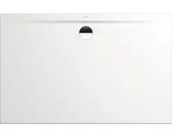 Extraflache Rechteck-Duschwanne Kaldewei Superplan Zero 120x110x3,2 cm weiß matt mit Antirutschbeschichtung