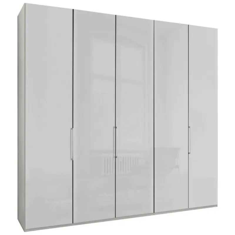 Drehtürenschrank in Weiß