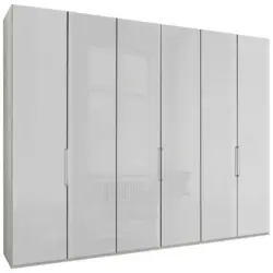 Falttürenschrank in Weiß