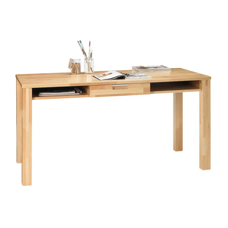 Schreibtisch 150/77/76 cm in Kernbuche