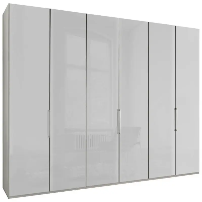 Dreht&uuml;renschrank in Wei&szlig;