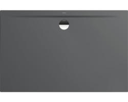 Extraflache Rechteck-Duschwanne Kaldewei Superplan Zero 110x80x3,2 cm grau warm glänzend mit Antirutschbeschichtung