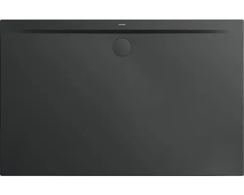 Extraflache Rechteck-Duschwanne Kaldewei Superplan Zero 140x80x3,2 cm grau cool glänzend