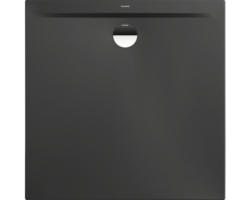 Extraflache Duschwanne Kaldewei Superplan Zero 80x80x3,2 cm grau cool glänzend mit Antirutschbeschichtung
