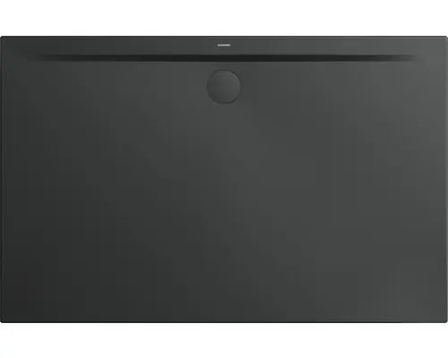 Extraflache Rechteck-Duschwanne Kaldewei Superplan Zero 120x90x3,2 cm grau cool glänzend