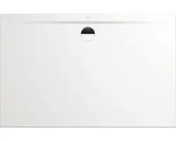 Extraflache Rechteck-Duschwanne Kaldewei Superplan Zero 160x75x3,2 cm weiß matt mit Antirutschbeschichtung