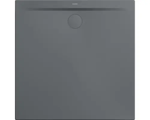 Extraflache Duschwanne Kaldewei Superplan Zero 100x100x3,2 cm grau warm glänzend