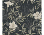 Hornbach Vliestapete 38028-2 Cuba Floral grau schwarz