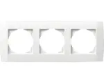 Hornbach Rahmen TEM Logiq aufputz 3-fach weiß glänzend