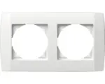 Hornbach Rahmen TEM Logiq aufputz 2-fach weiß glänzend