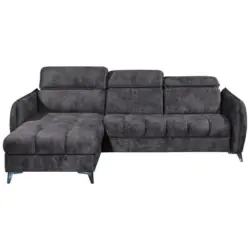 Ecksofa in Mikrofaser Schlammfarben