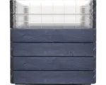 Hornbach Hochbeet Bodeneben Flexibel UV-beständig Wasserfest Winterfest GRAF Ergo Quadro Turbo x 8 Paneele Ergo Stone, 4 Paneele Wachstumsmodul transparent, 12 Eckverbinder, Flora-Wassersparsystem ,anthrazit grau