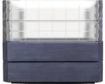 Hornbach Hochbeet Bodeneben Flexibel UV-beständig Wasserfest Winterfest GRAF Ergo Quadro Turbo x 4 Paneele Ergo Wood, 4 Paneele Wachstumsmodul transparent, 8 Eckverbinder, Flora-Wassersparsystem ,anthrazit braun
