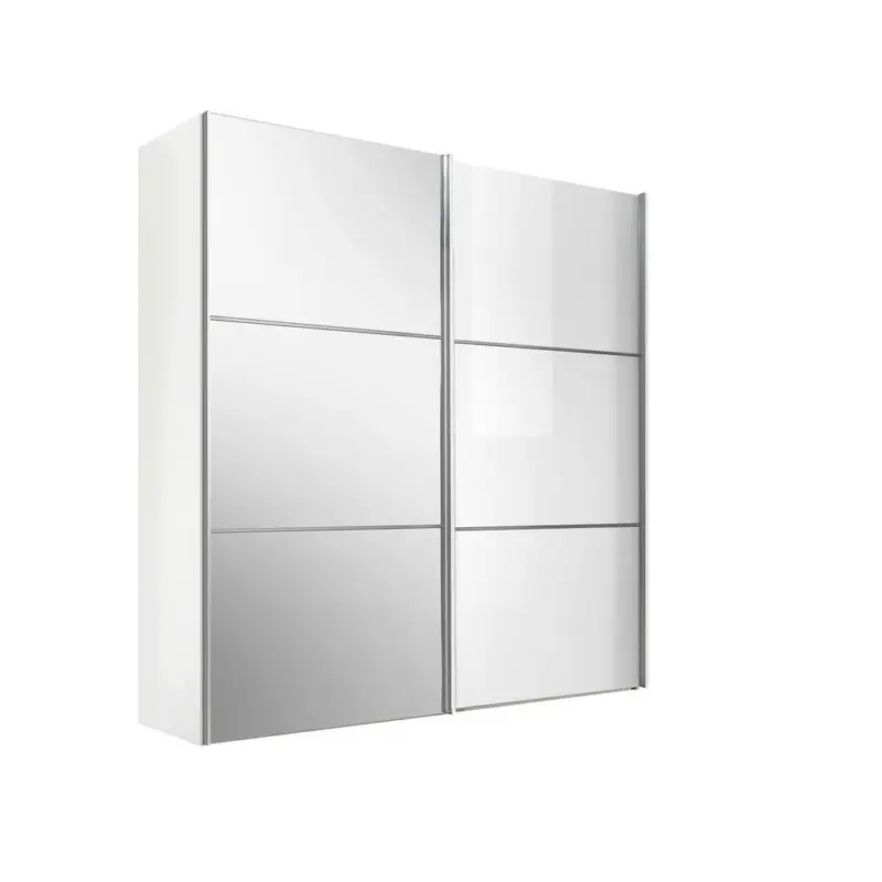 Schwebetürenschrank in Weiß
