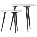 XXXLutz Lauterach - Ihr Möbelhaus bei Bregenz Beistelltischset in Metall, Stein 40/50/40/50/40/50 cm