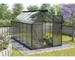 Hornbach Gewächshaus Vitavia Triton 7500 Hohlkammerplatten 6 mm 198 x 379 cm schwarz
