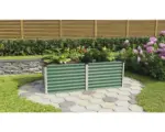 Hornbach Hochbeet klassisch Vitavia Linus 630 96,2 x 187,7 x 63 cm seegras-aluminium