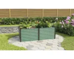 Hornbach Hochbeet klassisch Vitavia Linus 630 96,2 x 187,7 x 63 cm seegras-schwarz