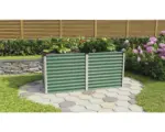 Hornbach Hochbeet klassisch Vitavia Linus 858 96,2 x 187,7 x 86 cm seegras-aluminium