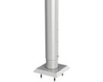 Hornbach Aluminium-Pfosten biohort zum Aufschrauben 90 cm Ø 8,5 cm silber-metallic