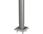 Hornbach Aluminium-Pfosten biohort zum Aufschrauben 135 cm Ø 8,5 cm quarzgrau-metallic